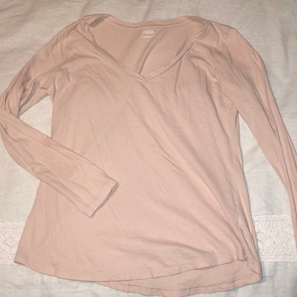 Light pink long sleeve shirt